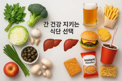 간 해독 방법, 식단, 간에 좋은/나쁜 음식 정리
