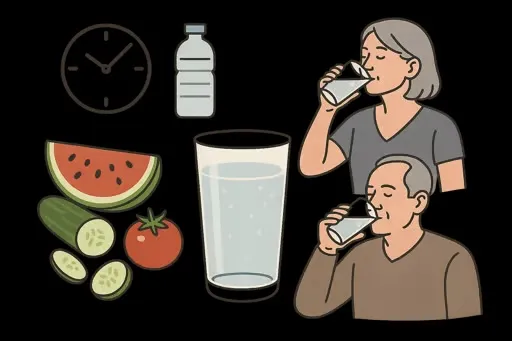 수분·물 섭취 방법, 하루 수분 섭취량 정리