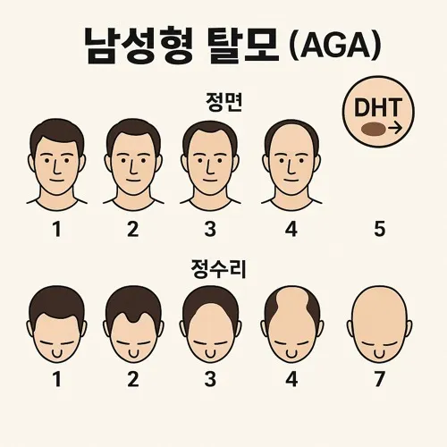 남성탈모 원인•종류•탈모약•부작용•치료•예방까지 총정리